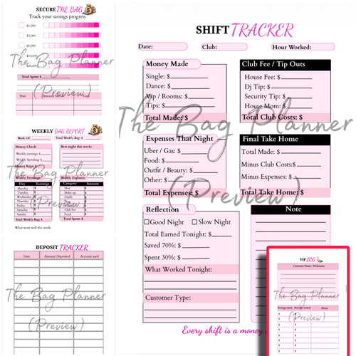 The Bag Planner – Digital Download